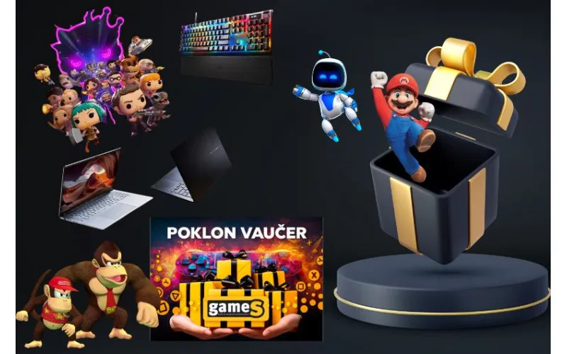 GAMES POKLON VAUČER: Najbolji poklon za sve generacije