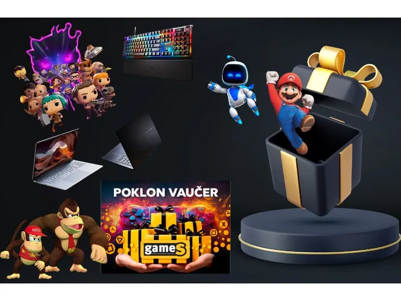 GAMES  POKLON VAUČER: Najbolji poklon za sve generacije
