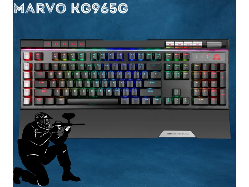 Marvo Pro KG965G Gejming tastatura Recenzija