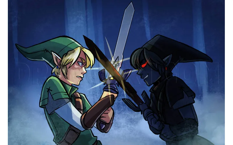 NAJINTERESANTNIJI ZELDA MOMENTI: Borba protiv mračnog Link-a