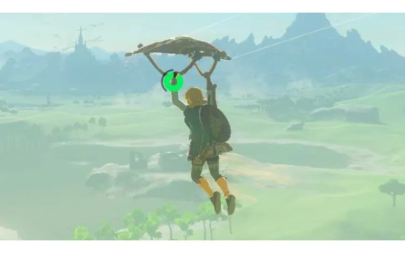 NAJINTERESANTNIJI ZELDA MOMENTI: Prvo korišćenje paraglajdera pri odlasku iz The Great Plateau