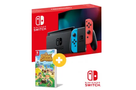 Konzola Nintendo Switch (Red and Blue Joy-Con) + Animal Crossing