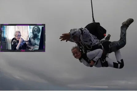 73-godišnja CS:GO strimerka zasenila Twitch svojim skokom iz aviona: Baka Olga skakala iz aviona!