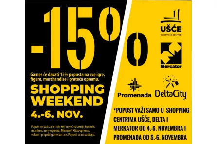 Shopping vikend u GameS radnjama