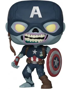 Bobble Figure Marvel What If...? POP! - Zombie Captain America 