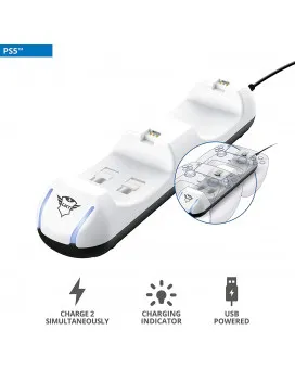 Trust GXT 251 Duo Charging Dock PS5 