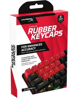 Keycaps HyperX - Rubber Keycaps - Red