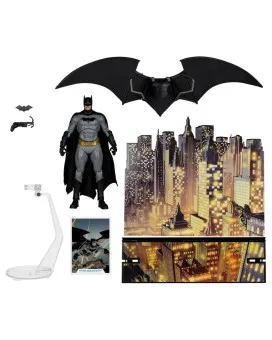 Action Figure DC Multiverse - Batman with Bat-Glider the Thirteenth Hour - Gold Label 