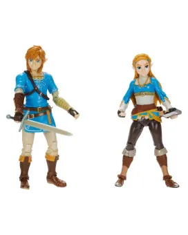 Action Figure The Legend of Zelda Breath of the Wild - Link & Zelda 
