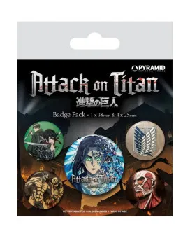 Bedževi Attack On Titan ( Season 4 ) - Badge Pack 