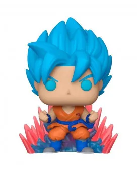 Bobble Figure Anime - Dragon Ball Super POP! - SSGSS Goku (Kaio-Ken Times Twenty) - Glows in the Dark 