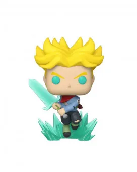 Bobble Figure Anime - Dragon Ball Super POP! - Super Saiyan Trunks with Sword - Glows in the Dark 
