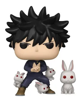 Bobble Figure Anime - Jujutsu Kaisen POP! - Megumi Fushiguro with Rabbits 