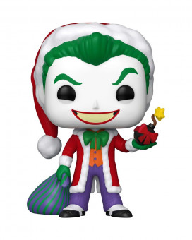 Bobble Figure DC Holiday Pop! - The Joker As Santa 