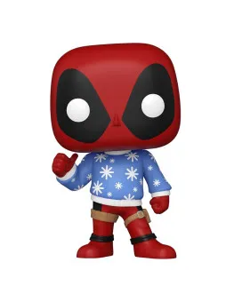 Bobble Figure Marvel POP! - Deadpool (Holiday) 