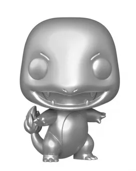Bobble Figure Pokemon POP! - Charmander - Silver Metallic 