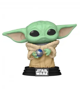 Bobble Figure Star Wars - The Book of Boba Fett POP! - Grogu with Armor 