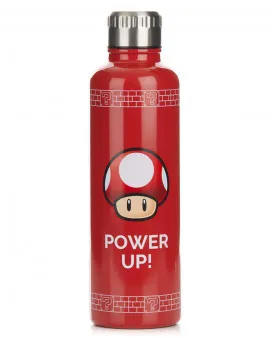 Boca Paladone Super Mario - Power Up - Metal Water Bottle 