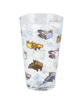 Čaša Paladone Minecraft - Axolotl Glass 