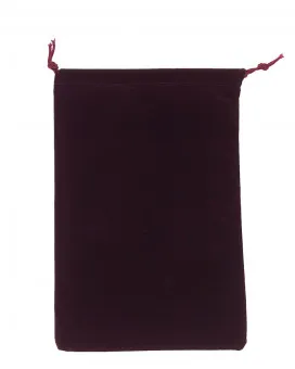 Dice Bag Chessex - Suedecloth L - Burgundy 