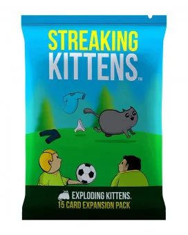 Društvena igra Exploding Kittens 2nd Expansion - Streaking Kittens 