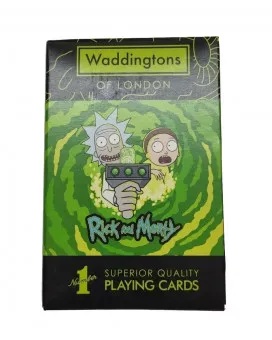 Karte Waddingtons No. 1 - Rick & Morty - Playing Cards - Adult Swim 