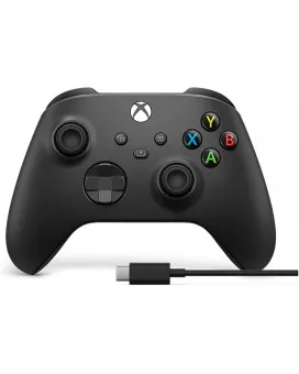 Gamepad Microsoft XBOX ONE Series X Wireless Controller + Cable - Carbon Black 