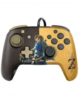 Gamepad PDP Faceoff Deluxe Controller + Audio - Zelda 