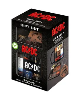 Gift Set - AC/DC - Classic Albums - Šolja & Podmetač & Privezak 