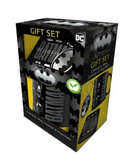 Gift Set - Batman - The Caped Crusader - Šolja, Podmetač & Privezak 