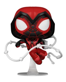 Bobble Figure Marvel - Spider-Man Miles Morales POP! - Miles Morales Crismon Cowl Suit 