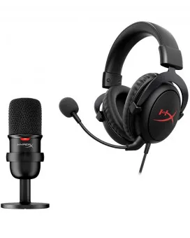 Streamer Starter Pack HyperX - Slušalice Cloud Core + Mikrofon SoloCast 