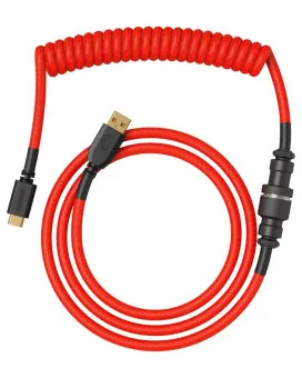 Kabl Glorious Coiled Cable USB-C - Crimson Red 