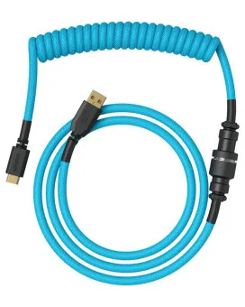Kabl Glorious Coiled Cable USB-C - Electric Blue 