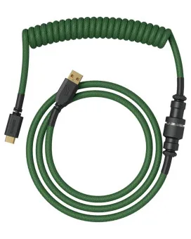 Kabl Glorious Coiled Cable USB-C - Forest Green 