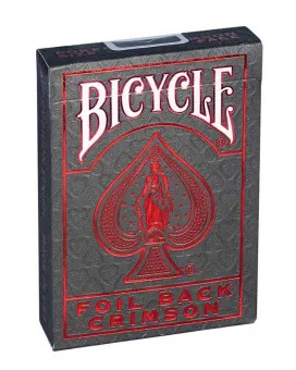 Karte Bicycle Ultimates - Foil Back Crimson - Playing Cards 