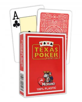 Karte Modiano - Texas Poker 2 Jumbo - Red 