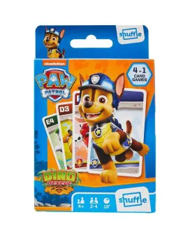 Društvena igra Paw Patrol - Patrolne šape - Shuffle Fun 4 in 1 