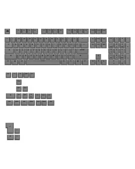 Keycaps Glorious GPBT Basic - Armor Grey 