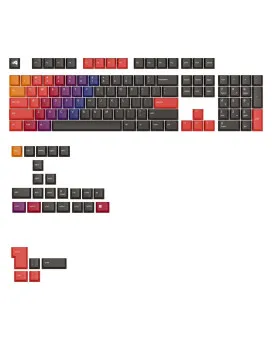 Keycaps Glorious GPBT Gradient - Celestial Fire 