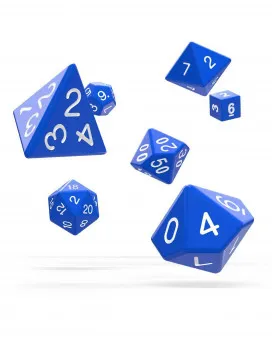 Kockice Oakie Doakie Dice RPG Set Solid - Blue (7) 