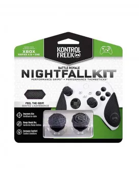 KontrolFreek Nightfall Kit - Battle Royale - Performance Grips & Performance Thumbsticks Xbox Series s XBOX Series X 