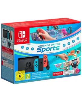 Konzola Nintendo Switch (Red and Blue Joy-Con) + Nintendo Switch Sports