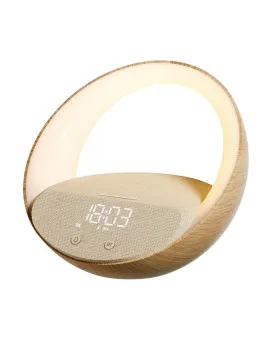 Lampa Moye Aurora - Glow Lamp with Clock, Wireless speaker and Wi-Fi charger 