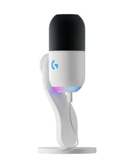 Mikrofon Logitech Yeti GX White - Dynamic RGB Gaming Microphone with LIGHTSYNC 