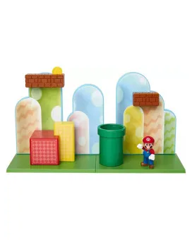 Mini Figure World of Nintendo - 10-Pack - Super Mario Acorn Plains Diorama Set 
