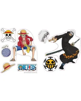 Nalepnice AbyStyle - One Piece - Luffy & Law 