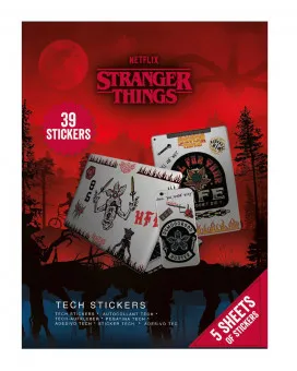 Nalepnice Stranger Things - Upside Down Battle - Tech Stickers 