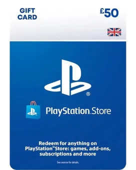 PlayStation Network PSN Card £50 - Digital Code 