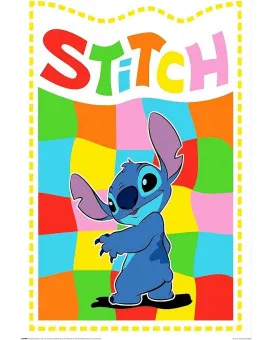 Poster Lilo & Stitch - Chequered Stitch 